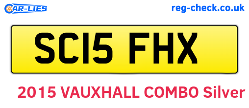 SC15FHX are the vehicle registration plates.