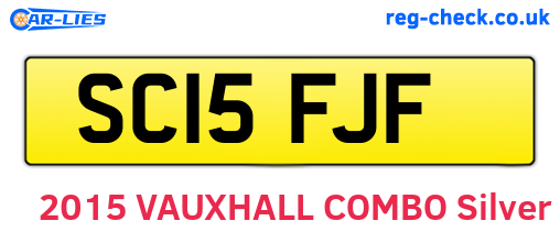 SC15FJF are the vehicle registration plates.