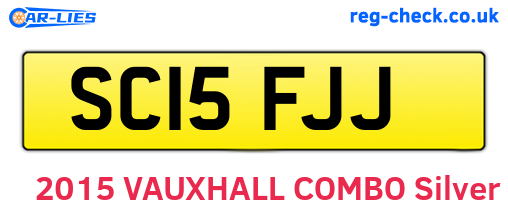 SC15FJJ are the vehicle registration plates.