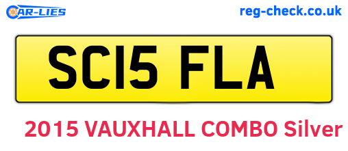SC15FLA are the vehicle registration plates.