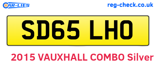 SD65LHO are the vehicle registration plates.