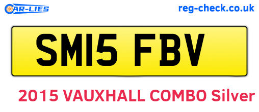 SM15FBV are the vehicle registration plates.