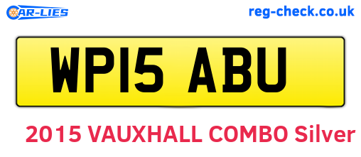 WP15ABU are the vehicle registration plates.