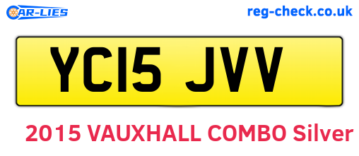 YC15JVV are the vehicle registration plates.
