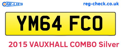 YM64FCO are the vehicle registration plates.