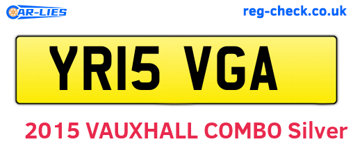 YR15VGA are the vehicle registration plates.