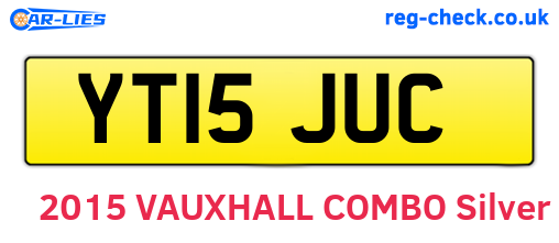 YT15JUC are the vehicle registration plates.