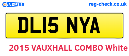 DL15NYA are the vehicle registration plates.