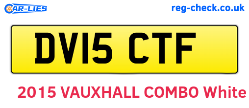 DV15CTF are the vehicle registration plates.