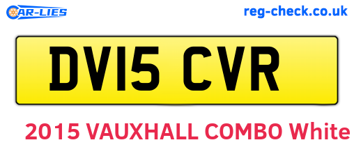 DV15CVR are the vehicle registration plates.