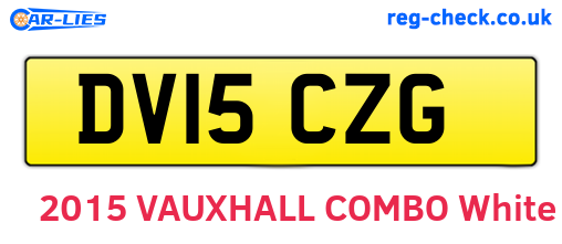 DV15CZG are the vehicle registration plates.