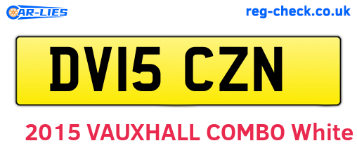 DV15CZN are the vehicle registration plates.