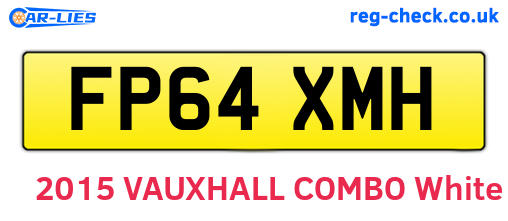 FP64XMH are the vehicle registration plates.
