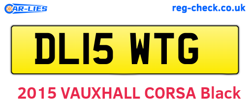 DL15WTG are the vehicle registration plates.