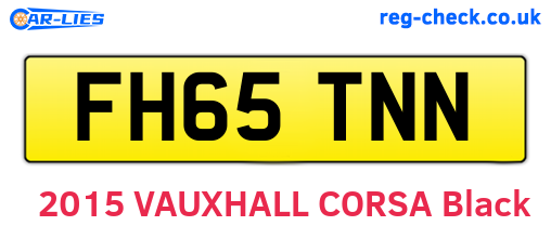 FH65TNN are the vehicle registration plates.
