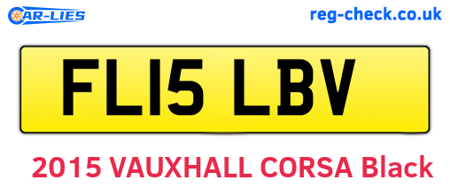 FL15LBV are the vehicle registration plates.