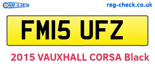 FM15UFZ are the vehicle registration plates.