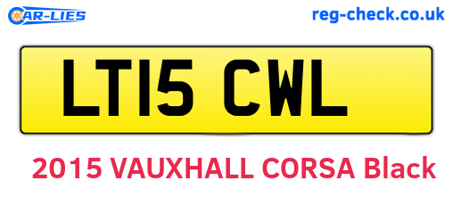LT15CWL are the vehicle registration plates.