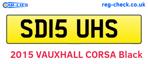 SD15UHS are the vehicle registration plates.