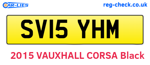 SV15YHM are the vehicle registration plates.