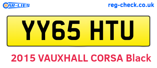 YY65HTU are the vehicle registration plates.