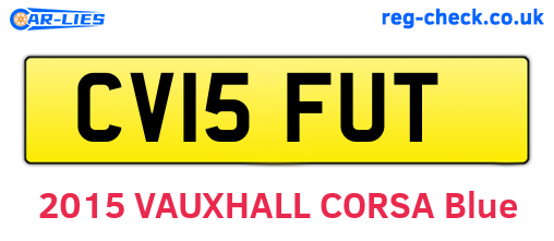 CV15FUT are the vehicle registration plates.