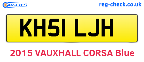 KH51LJH are the vehicle registration plates.