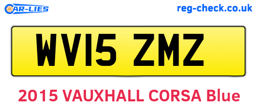 WV15ZMZ are the vehicle registration plates.