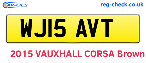 WJ15AVT are the vehicle registration plates.