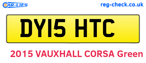 DY15HTC are the vehicle registration plates.