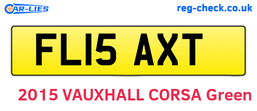 FL15AXT are the vehicle registration plates.