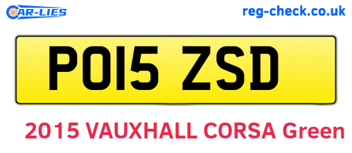 PO15ZSD are the vehicle registration plates.