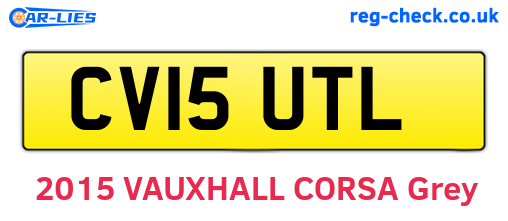 CV15UTL are the vehicle registration plates.