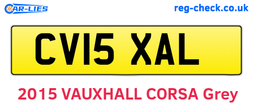 CV15XAL are the vehicle registration plates.