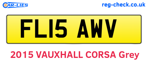 FL15AWV are the vehicle registration plates.