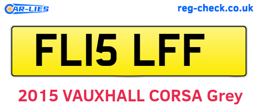 FL15LFF are the vehicle registration plates.