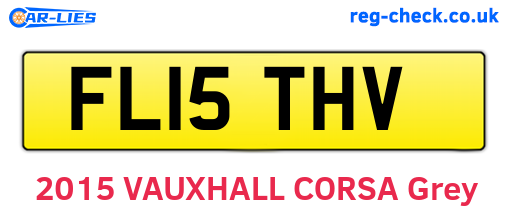 FL15THV are the vehicle registration plates.