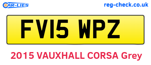 FV15WPZ are the vehicle registration plates.