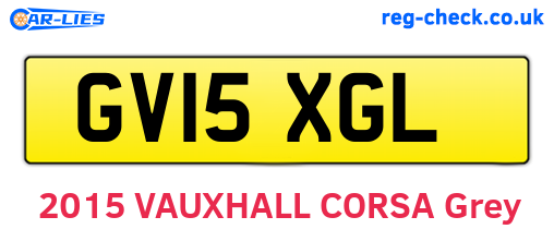 GV15XGL are the vehicle registration plates.