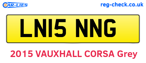LN15NNG are the vehicle registration plates.