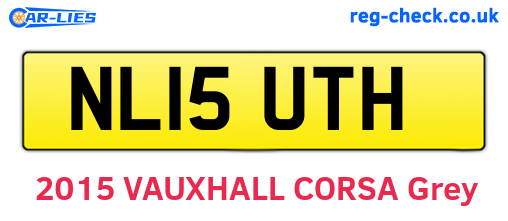 NL15UTH are the vehicle registration plates.