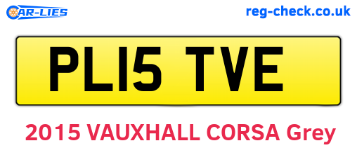 PL15TVE are the vehicle registration plates.