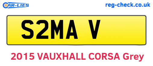 S2MAV are the vehicle registration plates.