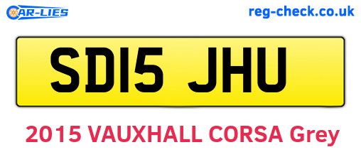 SD15JHU are the vehicle registration plates.