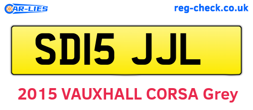 SD15JJL are the vehicle registration plates.