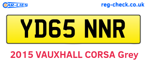 YD65NNR are the vehicle registration plates.