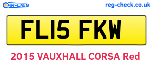 FL15FKW are the vehicle registration plates.