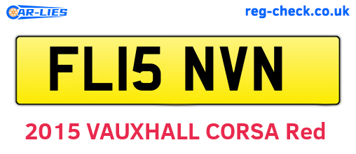 FL15NVN are the vehicle registration plates.