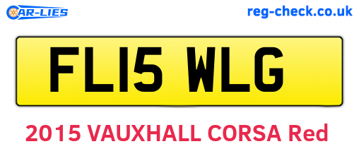 FL15WLG are the vehicle registration plates.