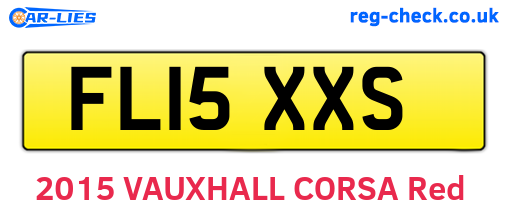 FL15XXS are the vehicle registration plates.